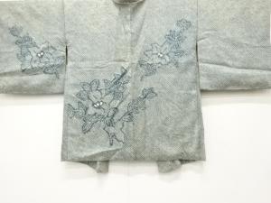 アンティーク　本総絞り　枝花模様　絵羽織